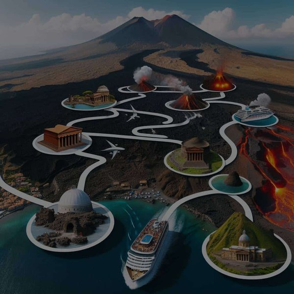 Quels sont les itinéraires de croisière offrant une exploration des volcans actifs en Sicile?